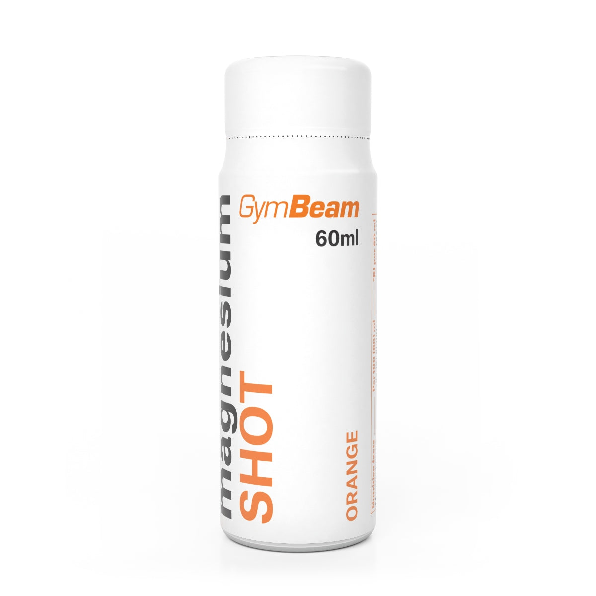 MAGNESIUM + VITAMIN B6 SHOT DRINK - GymBeam 20 x 60 ml orange Brand GymBeam
