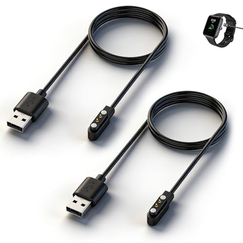 MAGNETIC CHARGING CABLE FOR SMARTWATCH 4MM 2 POLE SET OF 2 Brand no brand