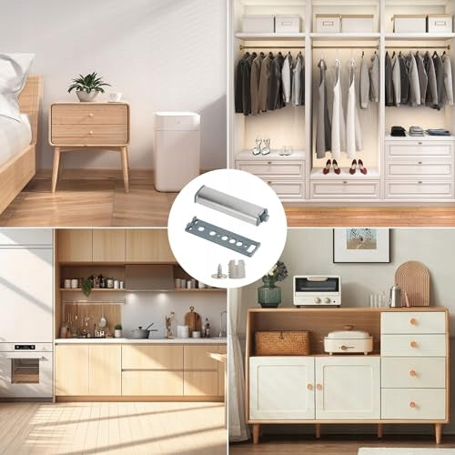MAGNETIC CLOSURE FOR KITCHEN CABINET DOOR FURNITURE 6 PIECES METAL Manufacturer code Bez marki