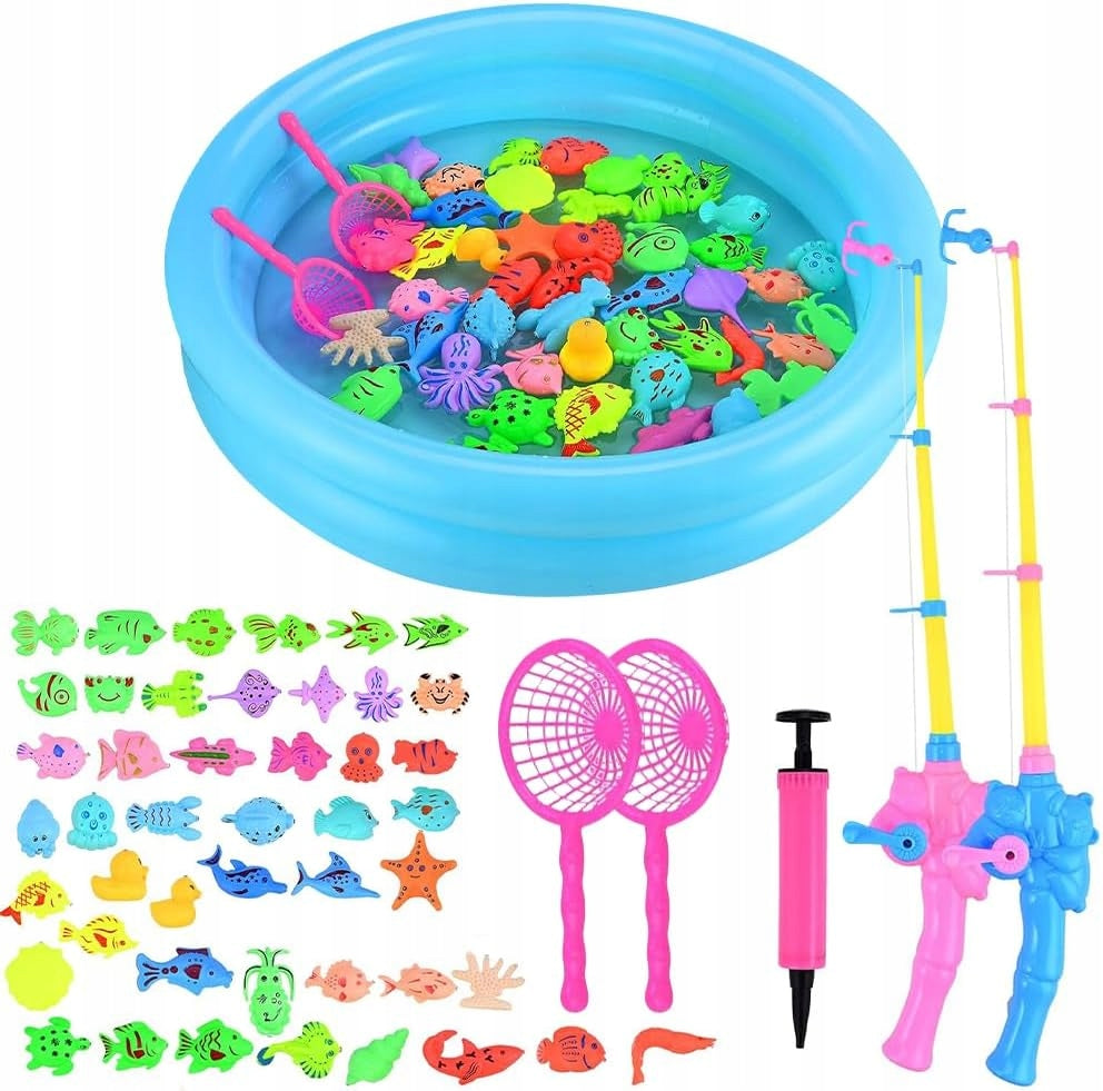 MAGNETIC FISHING ROD FOR CHILD POOL TOY GIFT COLORFUL EAN (GTIN) 5902065474046