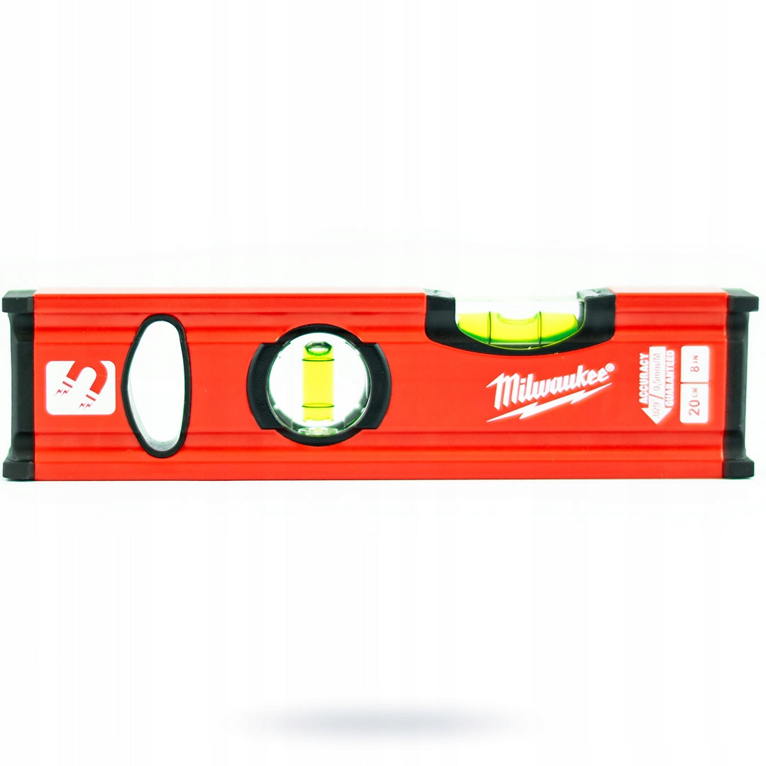 MAGNETIC LEVEL MILWAUKEE SLIM 20 CM TWO LIBELLE LIGHT DURABLE Manufacturer code 4932478897