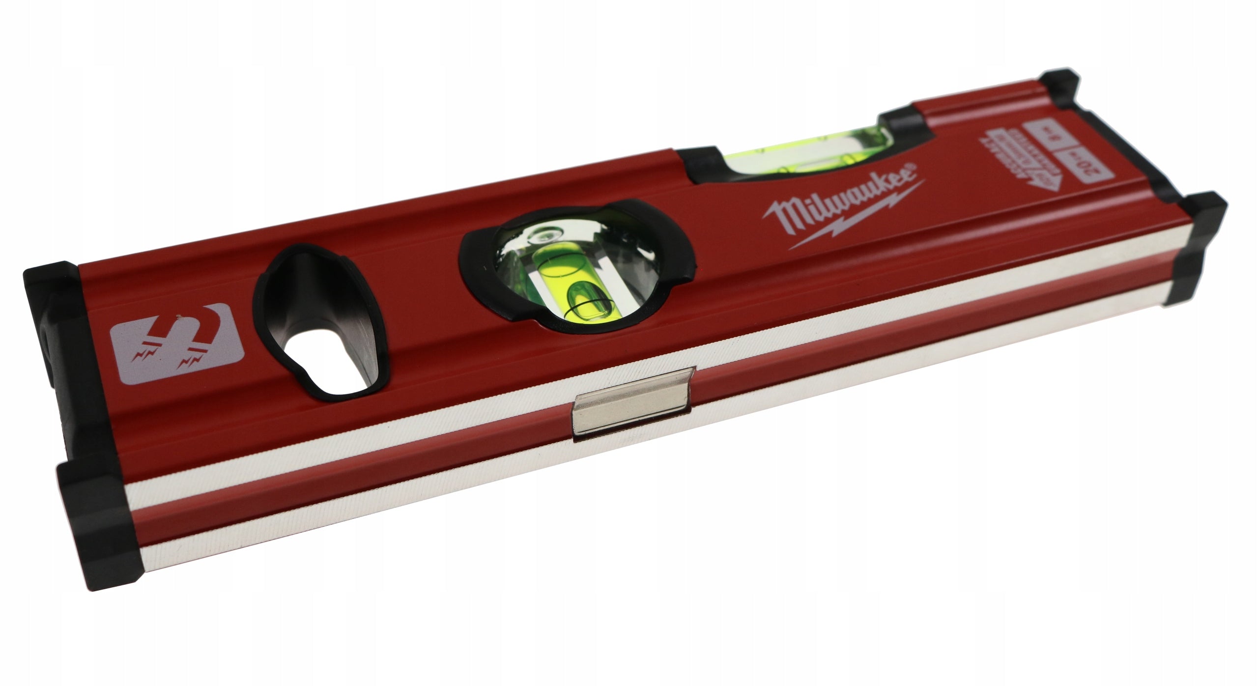 MAGNETIC LEVEL SLIM 20CM PRECISE ANTI-SLIP PADS MILWAUKEE EAN (GTIN) 4058546361792