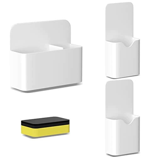 MAGNETIC PEN HOLDER WHITE DESK ORGANIZER SET OF 3 Brand no brand