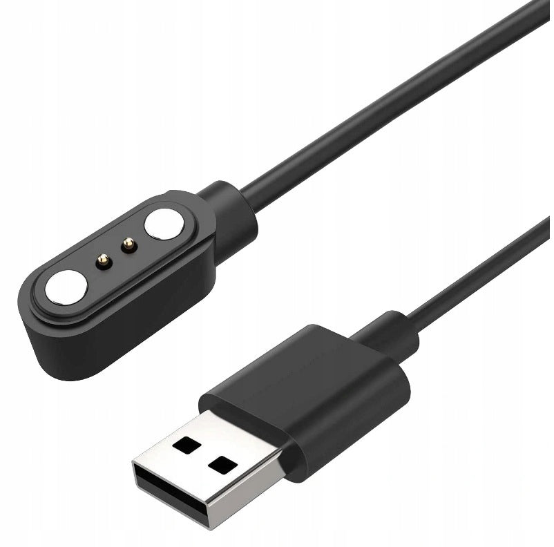 MAGNETIC USB POWER CABLE FOR SMARTWATCH UNIVERSAL 2 PIN