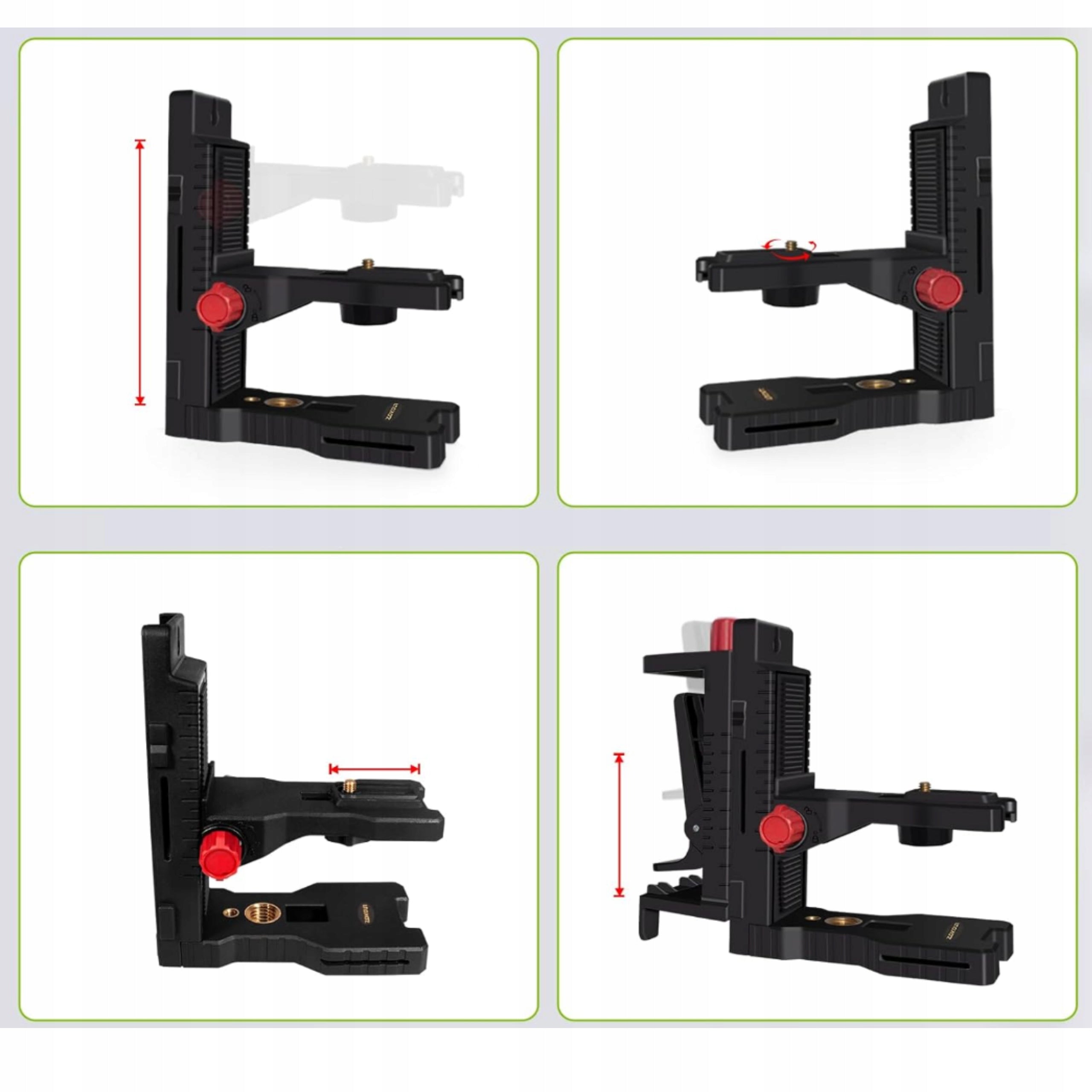 MAGNETIC WALL MOUNT FOR CROSS LASER FOR 360° ROTARY LASER 1/4" Manufacturer code UCHWYT MAGNETYCZNY NA LASER