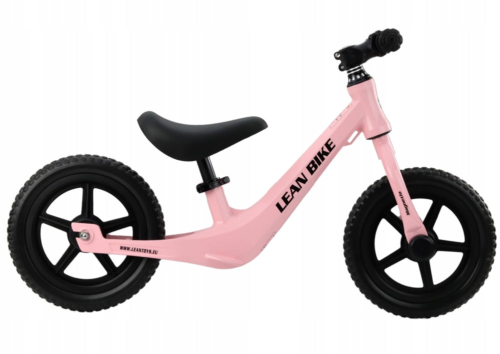 MAGNEZIO Cross Country Bike Lightweight Magnesium Frame Pink Lean Vehicle