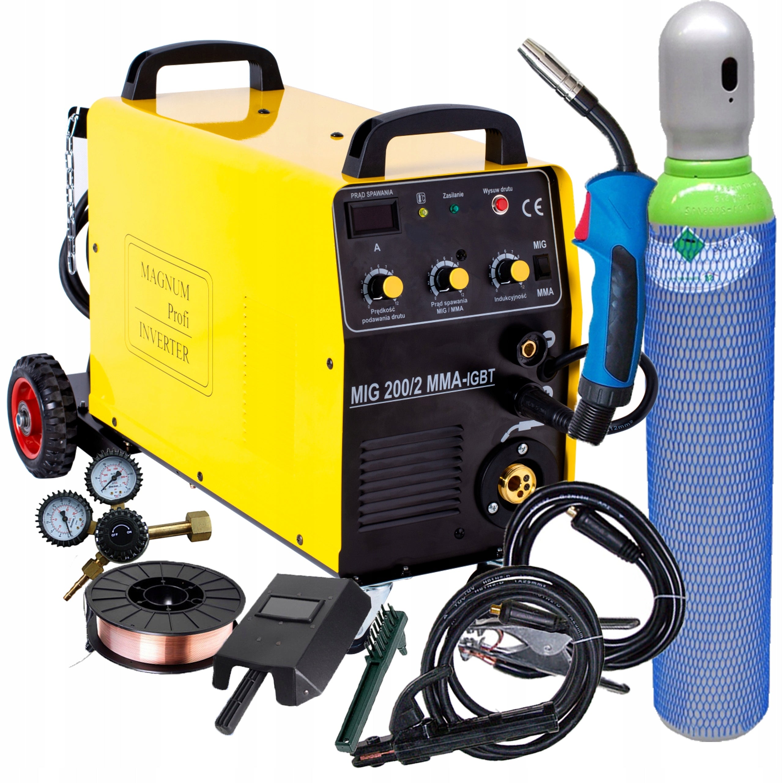 MAGNUM MIG 200/2KN 230V/400V 200A MMA TIG LIFT 3IN1 WELDING MACHINE