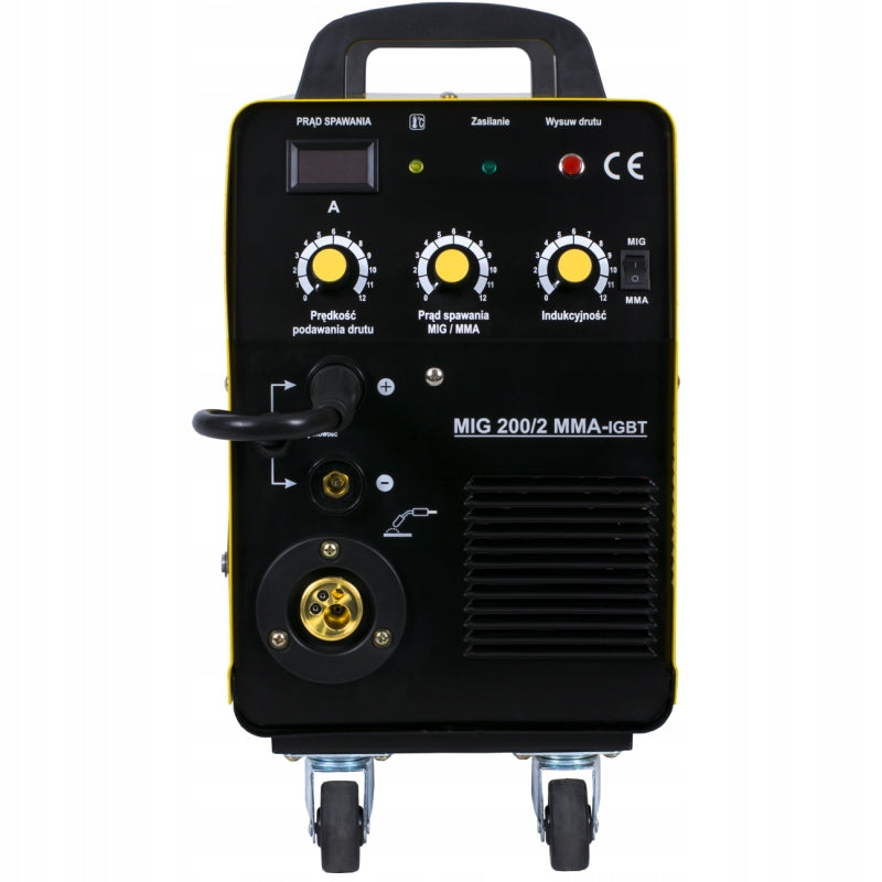 MAGNUM MIG 200 KN MIG/MMA 200A Inverter welder Mask Manufacturer code U MI 200MMA 200 KN HRS MAGNUM