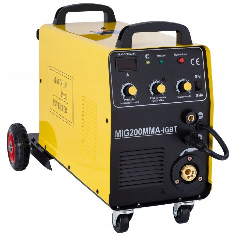 MAGNUM MIG 200 MMA KN MIG/MAG FCAW 200A 230V IGBT MIGOMAT Manufacturer code MAGNUM 200 KN IGBT S1