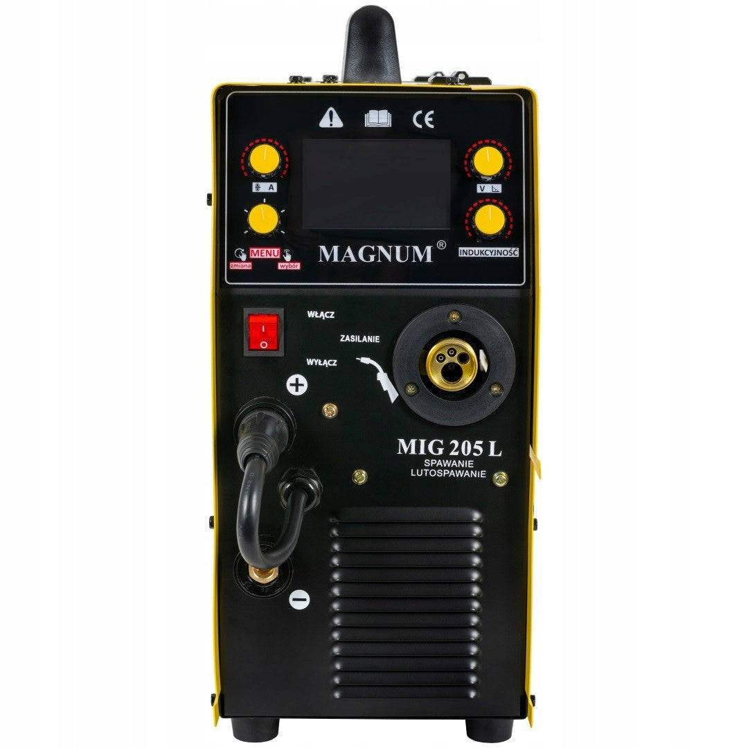 MAGNUM MIG 205L welder with LCD soldering function Manufacturer code MAGNUM 205L RSH1