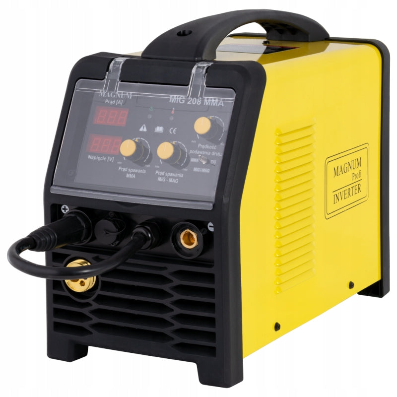 MAGNUM MIG 208 MMA TIG LIFT WELDING MACHINE 230V 200A FLUX IGBT ALUMINIUM Brand Magnum