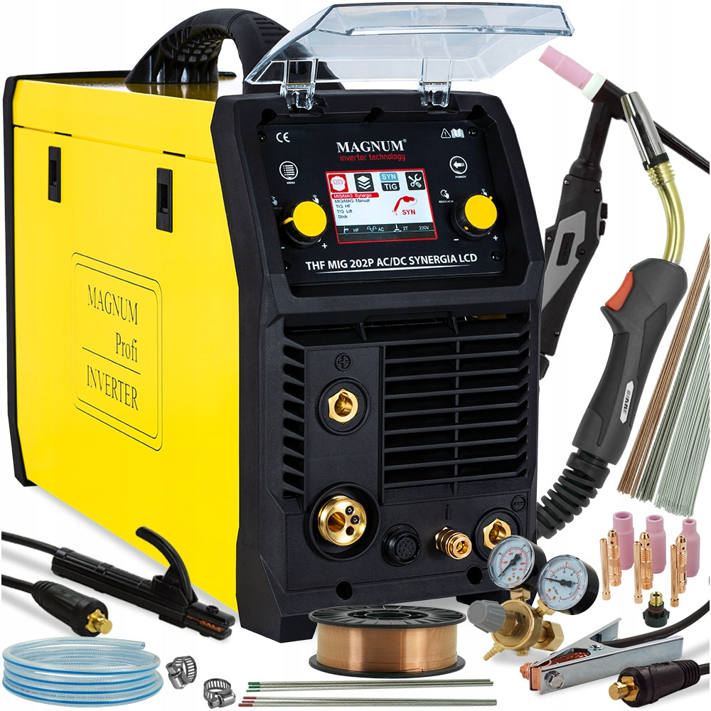 MAGNUM THF MIG 202P TIG AC DC Synergy BI LEVEL PULS 2T 4T