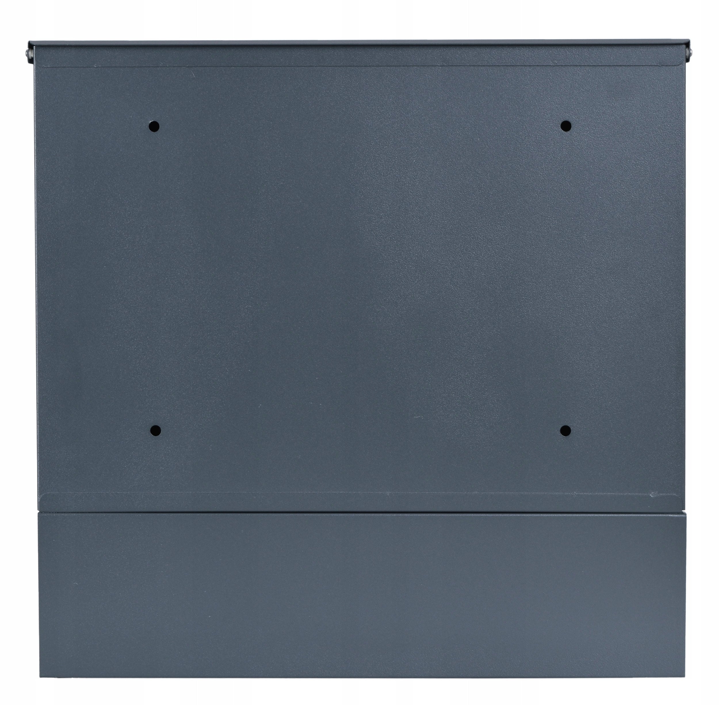 MAILBOX FOR LETTERS NEWSPAPER STEEL MOUNTING KIT Color gray