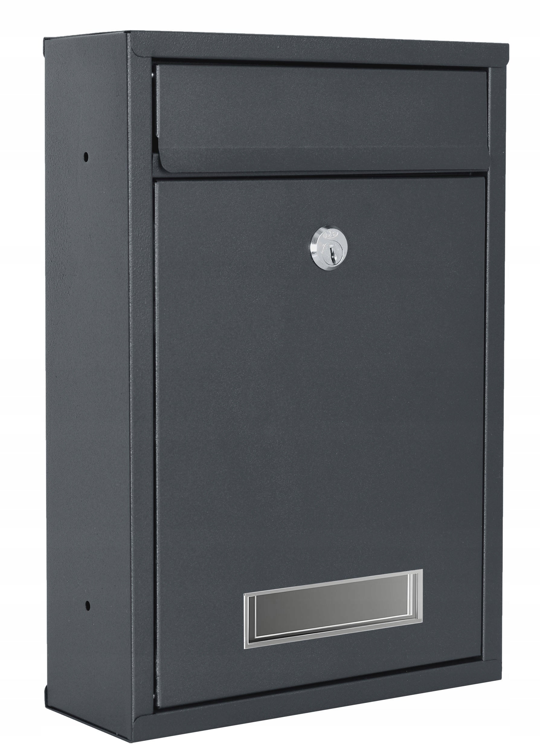 MAILBOX STEEL ANTHRACITE WITH KEY WITH WINDOW Manufacturer code 5902340321829