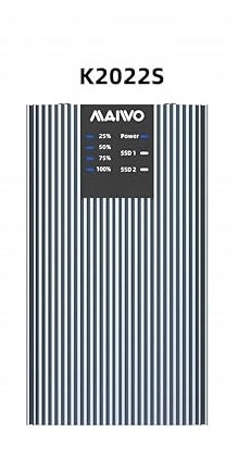MAIWO K2022S SSD Duplicator M.2 2-Bay Cloning Drives Without Computer Packaging status original