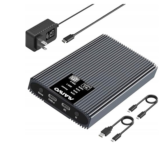MAIWO K2022S SSD Duplicator M.2 2-Bay Cloning Drives Without Computer