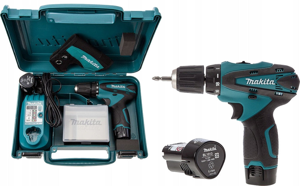 MAKITA Cordless screwdriver 10,8V DF330DWE 2x1,3Ah 2 gears Suitcase