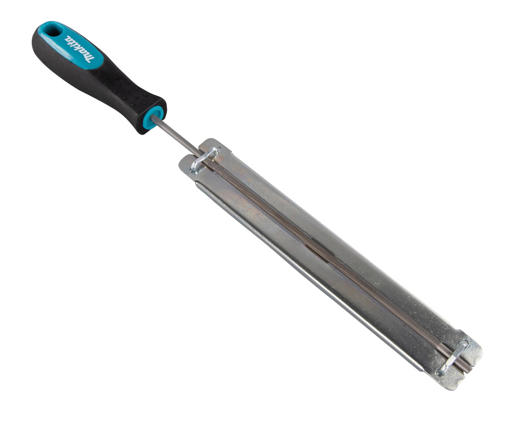 MAKITA D-70948 ROUND FILE FOR SHARPENING CHAIN 4mm + HANDLE + FITTING Brand Makita