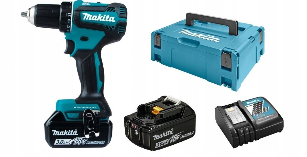 MAKITA DDF485RFJ DRILLING MACHINE 18V 2x3.0Ah