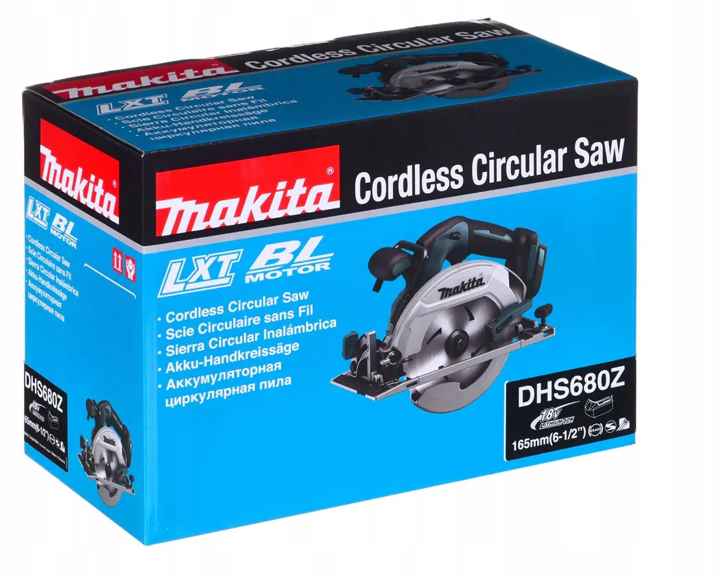 MAKITA DHS680Z SAW AKU CIRCULAR SAW 18V 165mm Brushless -Makita PL EAN (GTIN) 0088381683197