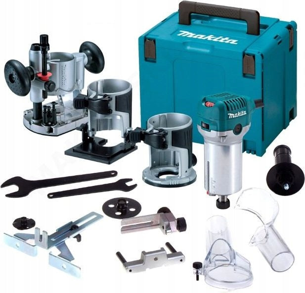 MAKITA RT0702CX2J EDGE MILLING MACHINE 710W ONE-HANDED IN MAKPAC CASE