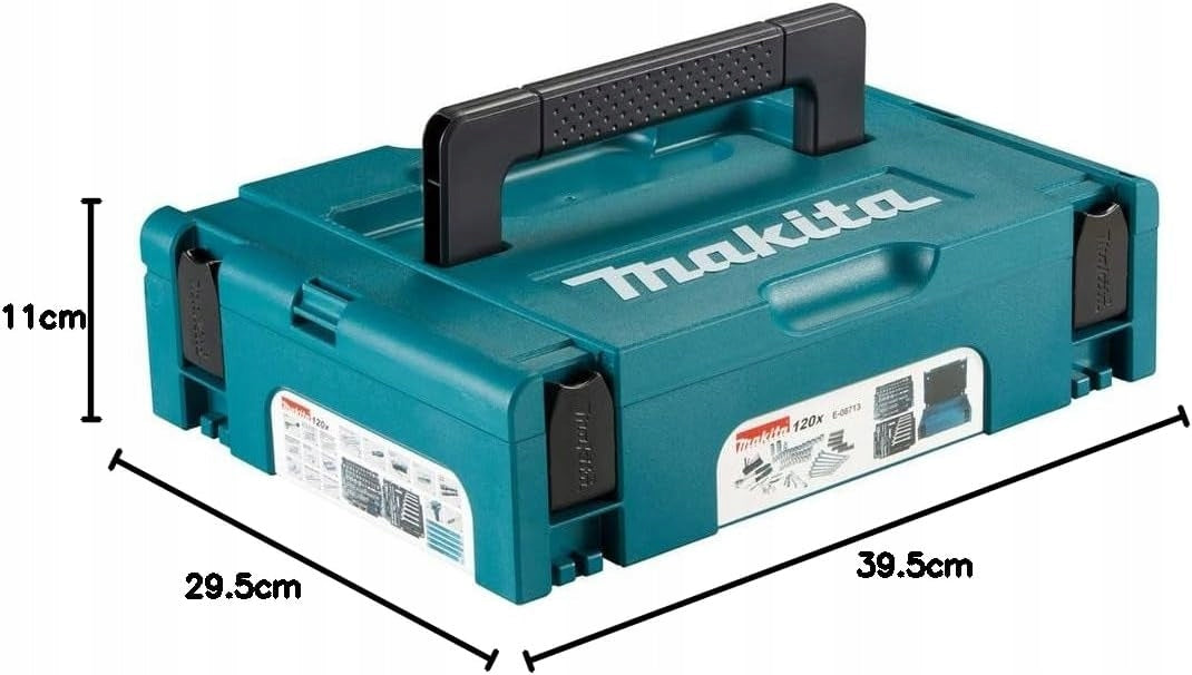 MAKITA SET OF HAND TOOLS 120 ELEMENTS BLACK BLUE SET PRO Manufacturer code E-11542