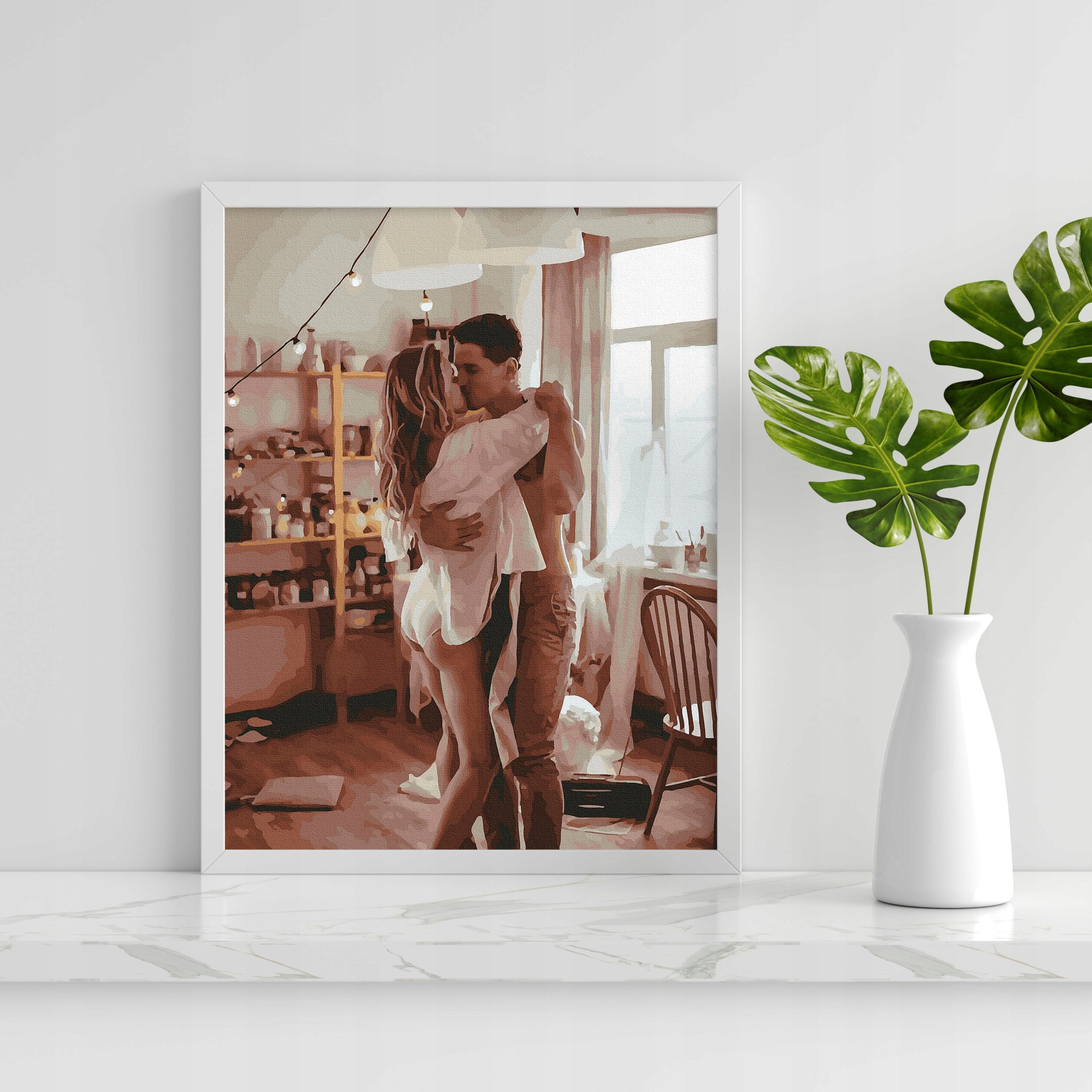 Malen nach Zahlen Morgen in Paris, 40x50 cm