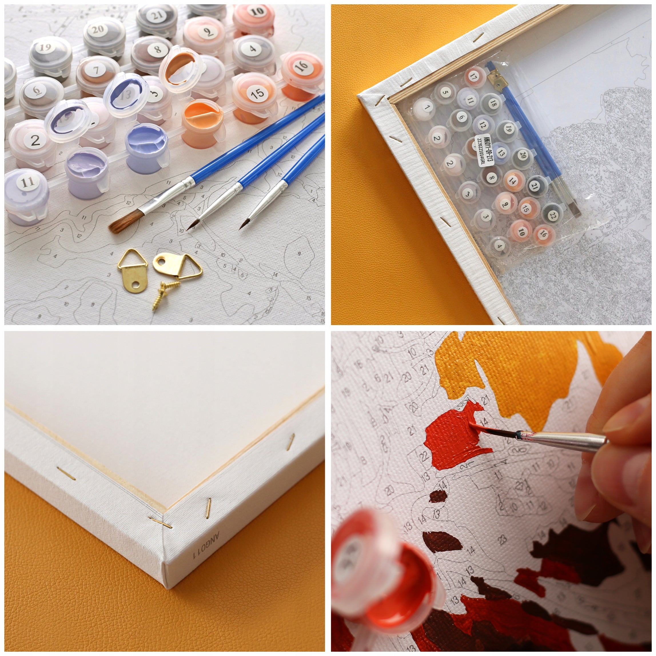 Malen nach Zahlen Morgen in Paris, 40x50 cm