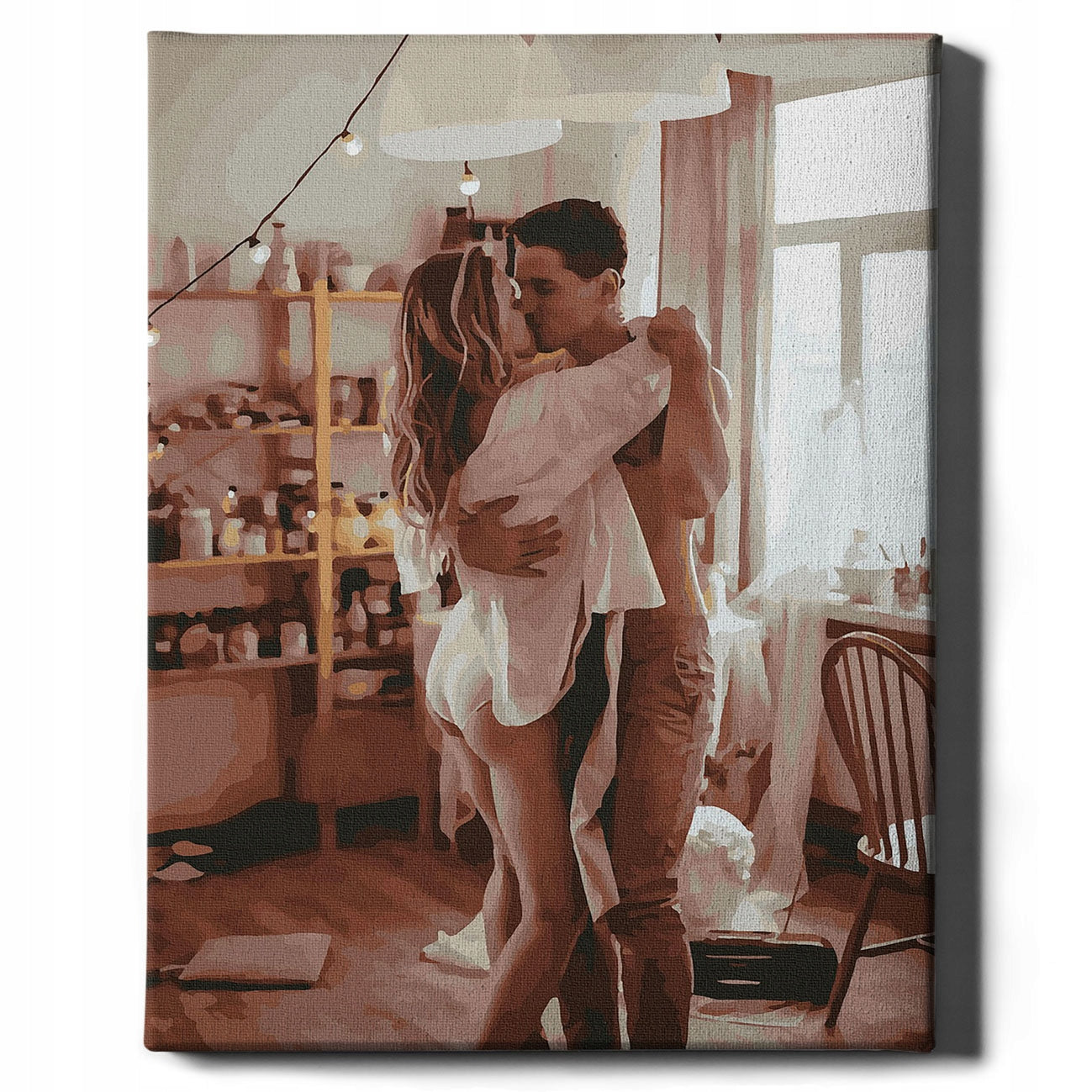 Malen nach Zahlen Morgen in Paris, 40x50 cm