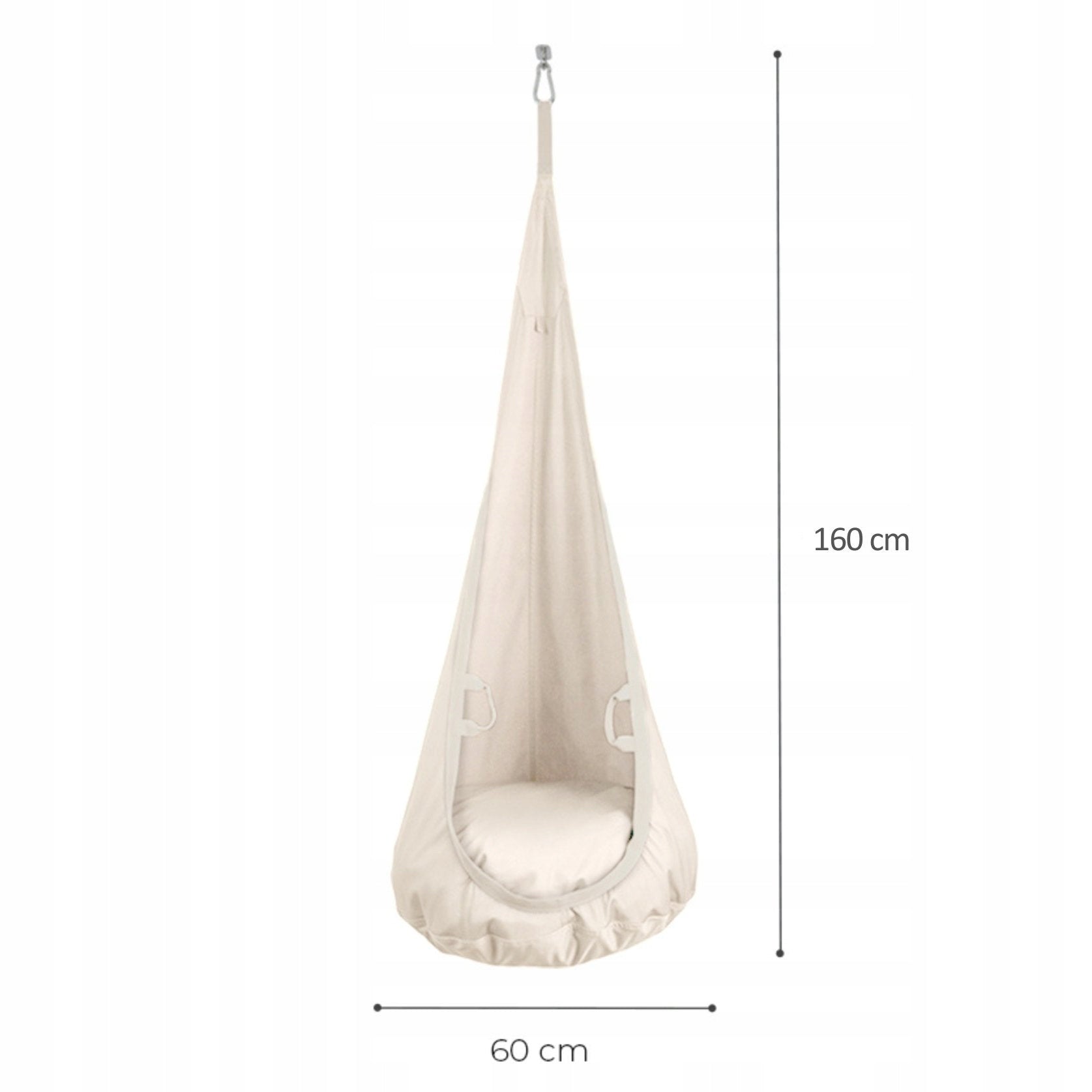 MAMOI SWING COCOON ROCKER ARMCHAIR HANGING BAG 60X160 CM 60 KG BEIGE Manufacturer MAMOI