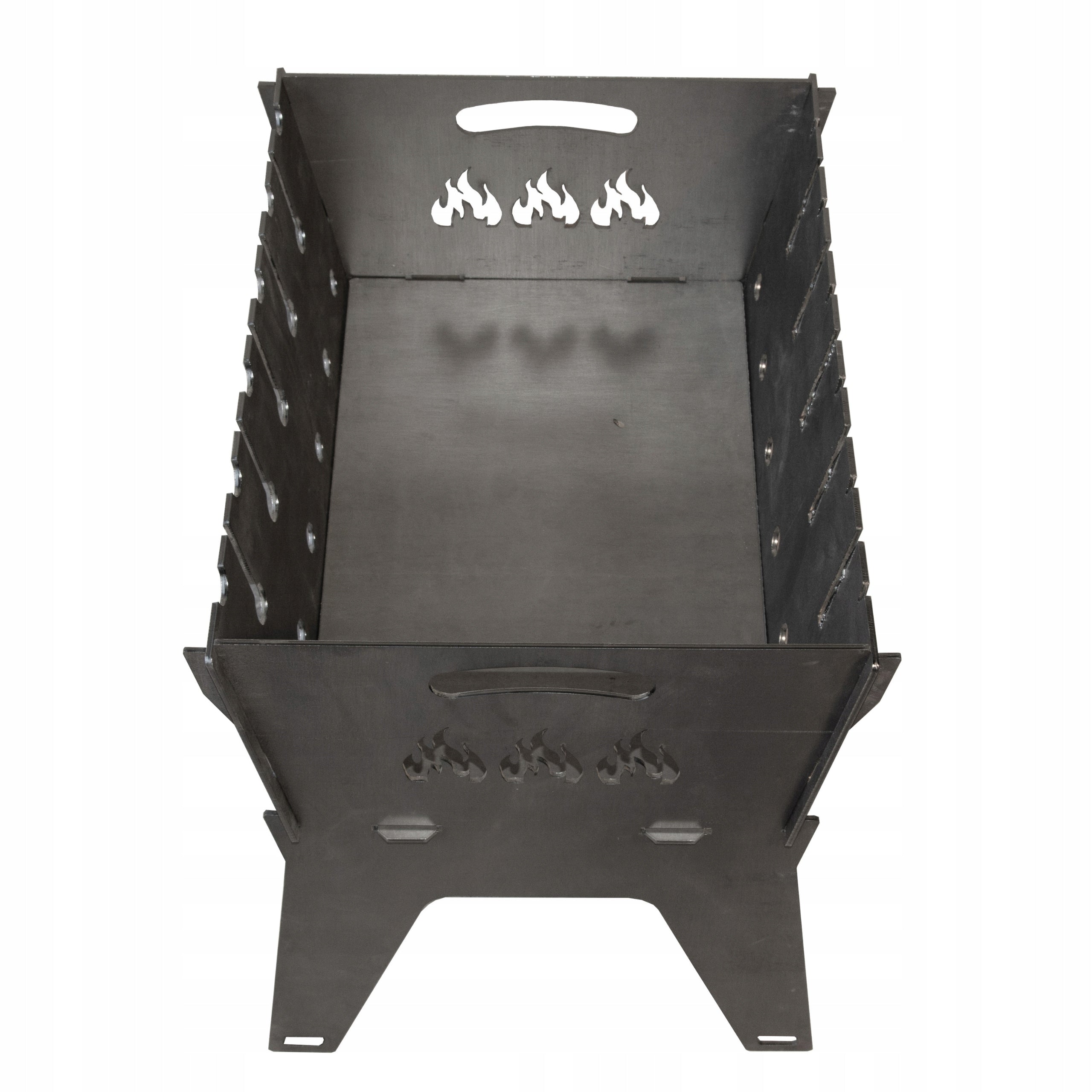MANGAL FOLDING GRILL MADE OF 3 MM STEEL FOR SKEWERS AND GRILLING L63 Grill depth 15 cm