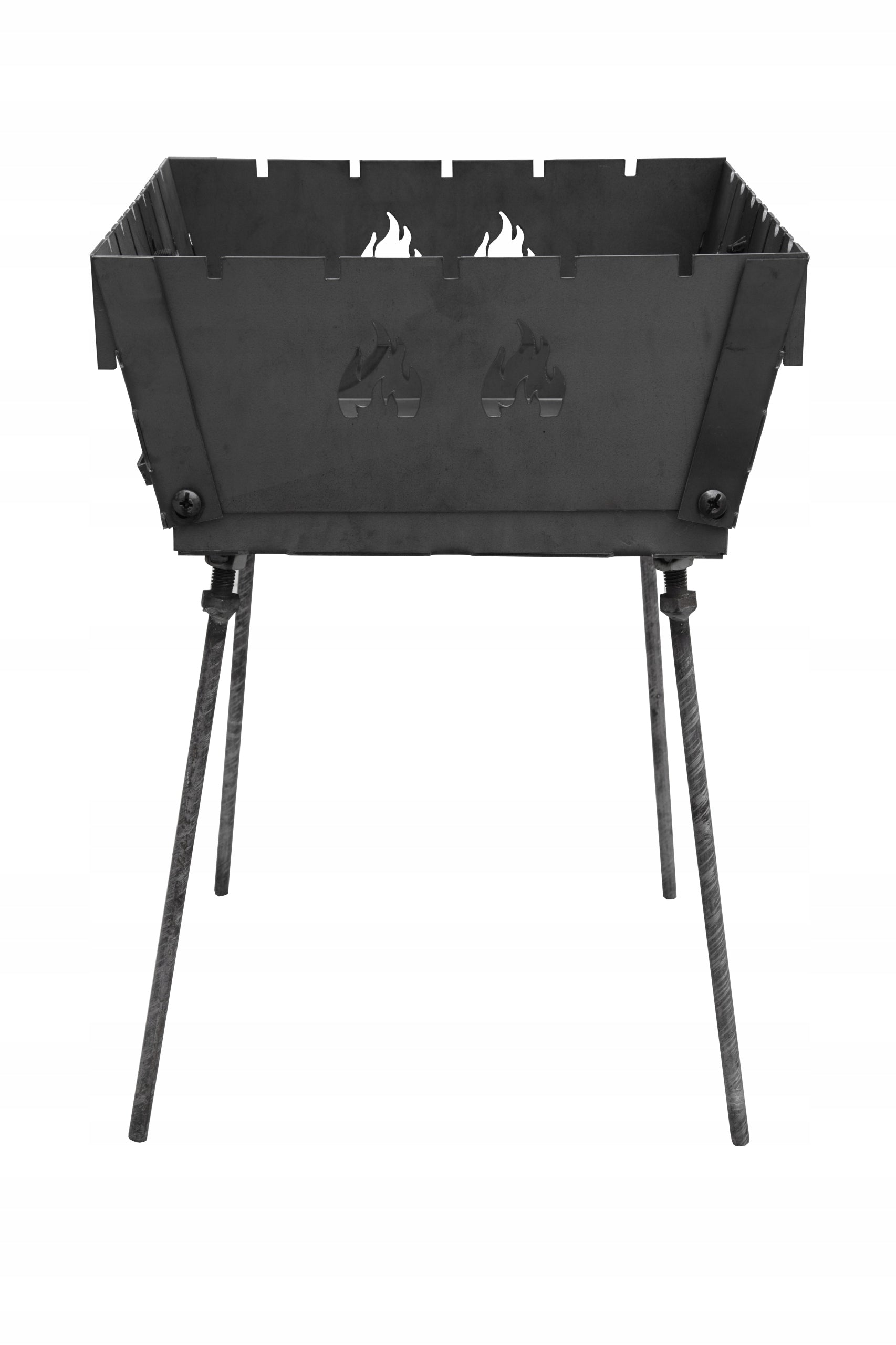 MANGAL FOLDING "TOURIST" 2MM SUITCASE FOR 6 SKEWERS T62 Grate length 34 cm