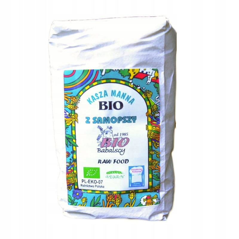 MANNA GROATS WITH SELF-PROPELLED 0,5kg BIO- BABALSCY