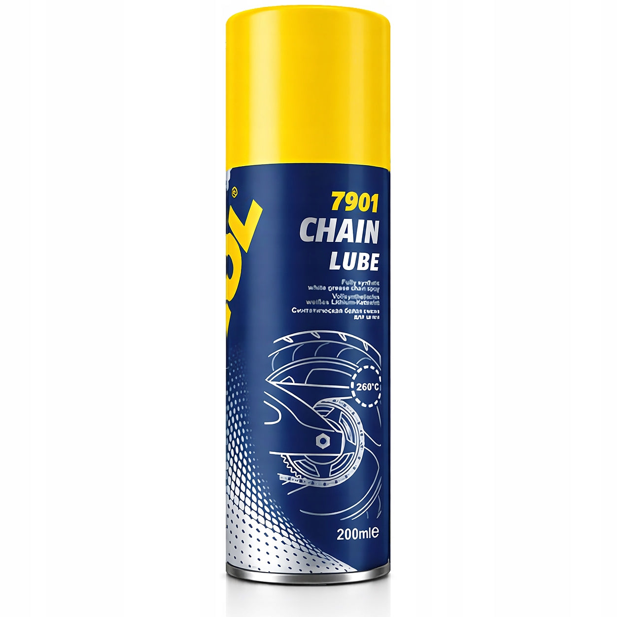 MANNOL CHAIN GREASE + CONTAINER LUBRICATION HOLDER BIKE MOTORCYCLE Packaging status original
