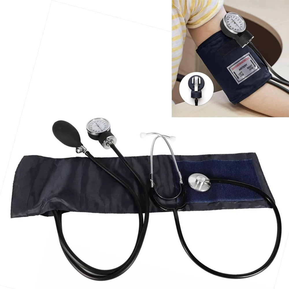 MANUAL BLOOD PRESSURE MONITOR: BLOOD PRESSURE CUFF WITH STETHOSCOPE