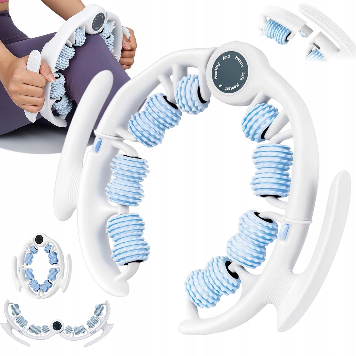 MANUAL BODY MASSAGE ROLLER FOR CELLULITE MASSAGES THE THIGHS BUTTOCKS AND ABDOMEN