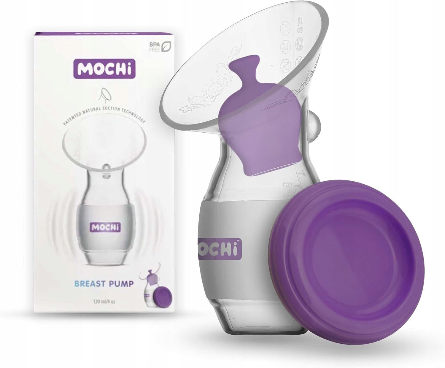 MANUAL BREAST PUMP WITH UNIQUE MILK STOPPER AND FEEDING CUP