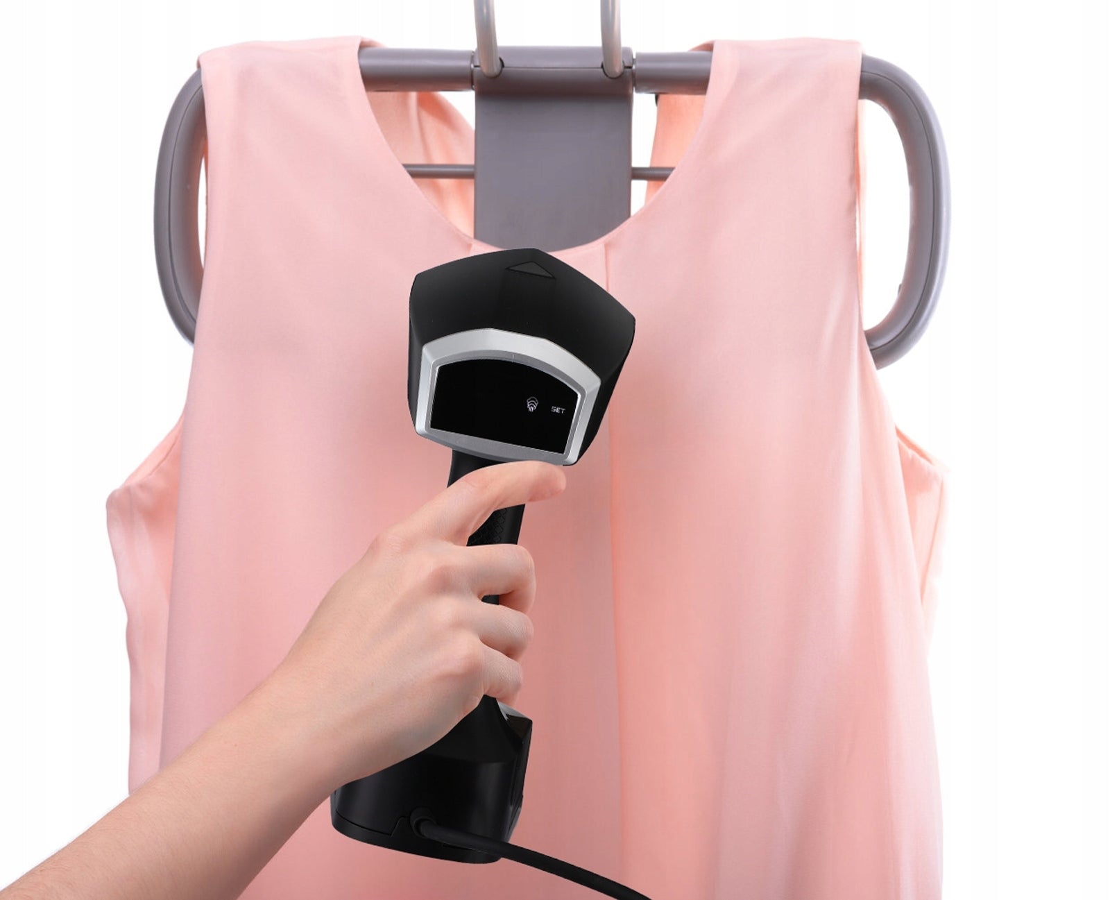 MANUAL EVAPORATOR FOR CLOTHES - BLACK - QUICK REMOVAL OF CREASES Packaging status original