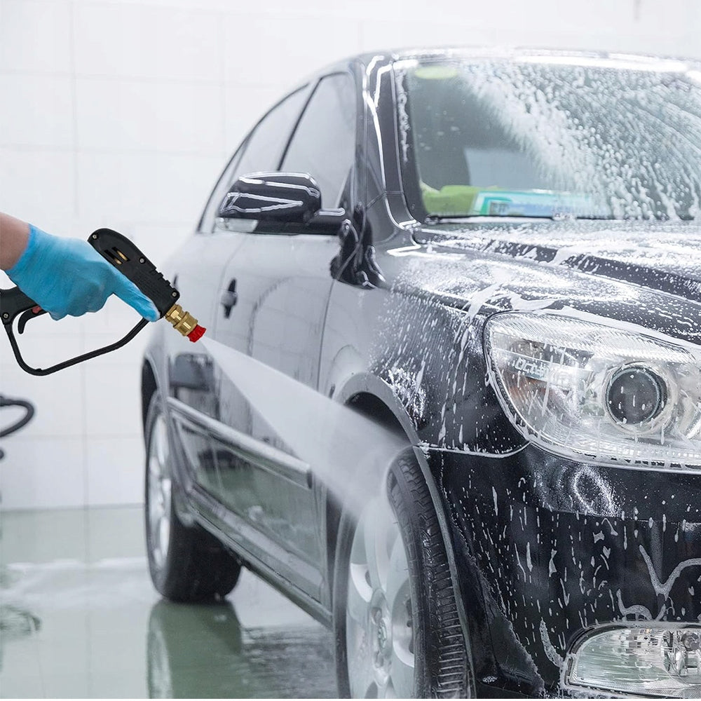 MANUAL HIGH PRESSURE WASHER GUN FOR KARCHER WITH 5 NOZZLE TIPS Packaging status original