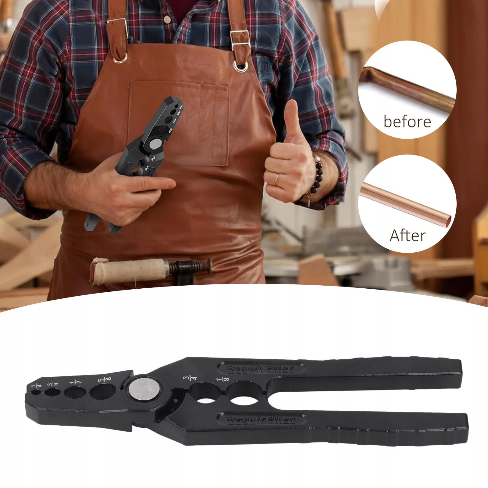 MANUAL ROUNDER FOR COPPER PIPES 6 HOLES