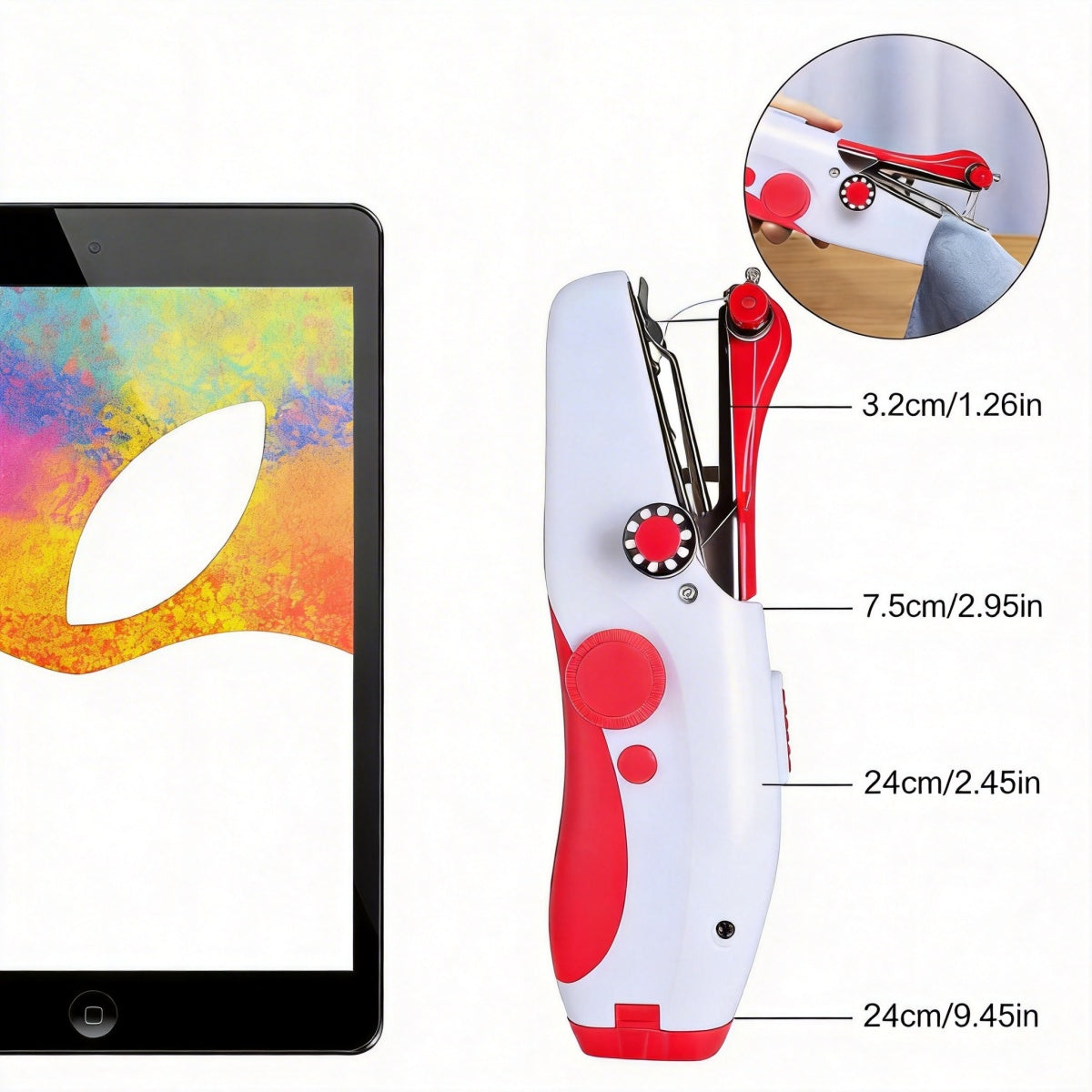 MANUAL SEWING MACHINE MINI-MACHINE EASY SEWING PORTABLE + ACCESSORIES. Brand no brand