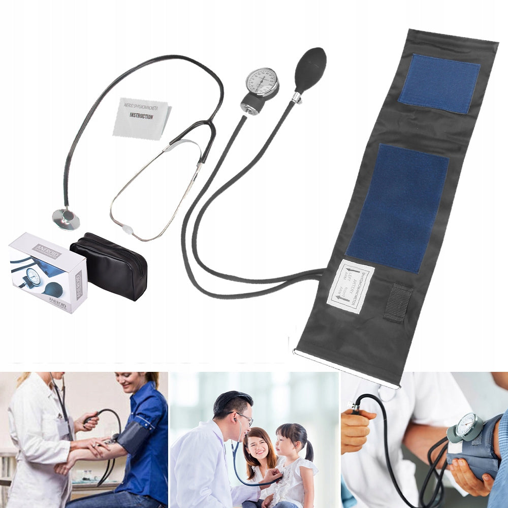 MANUAL SPHYGMOMANOMETER + STETHOSCOPE Medical device no