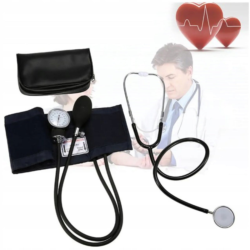 MANUAL Sphigmomanometer with Stethoscope and Case for Home Use Manufacturer of a medical device Domowy ciśnieniomierz