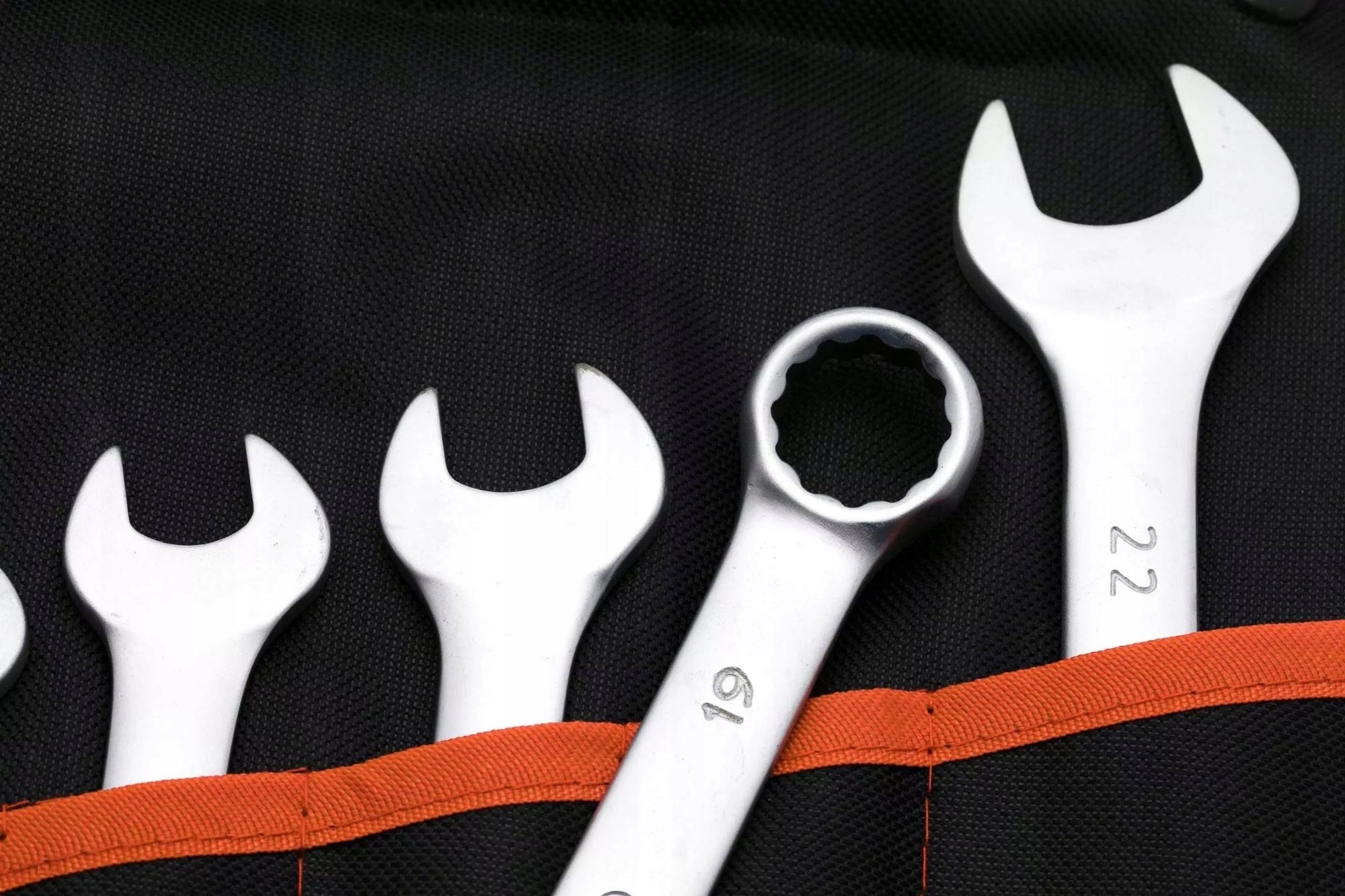 MAR-POL 12-PIECE FLAT EYE WRENCHES 6-22mm SHEET M58145 Key type combination