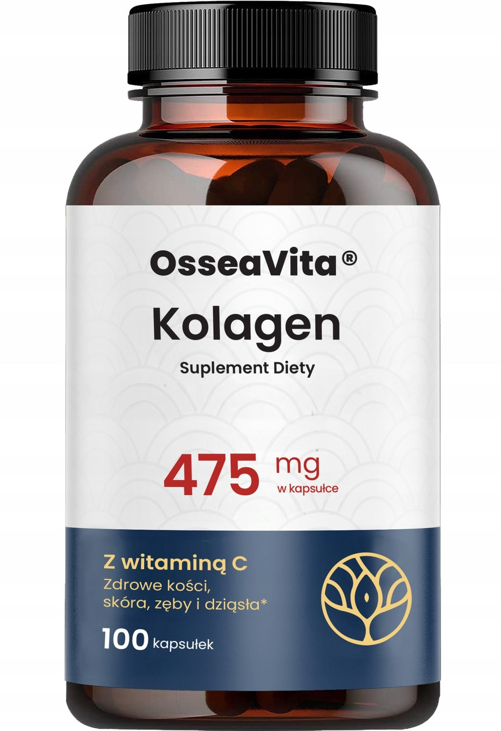 MARINE COLLAGEN FISH NATURAL FOR JOINTS BONE TEETH SKIN + VITAMIN C 100KAP