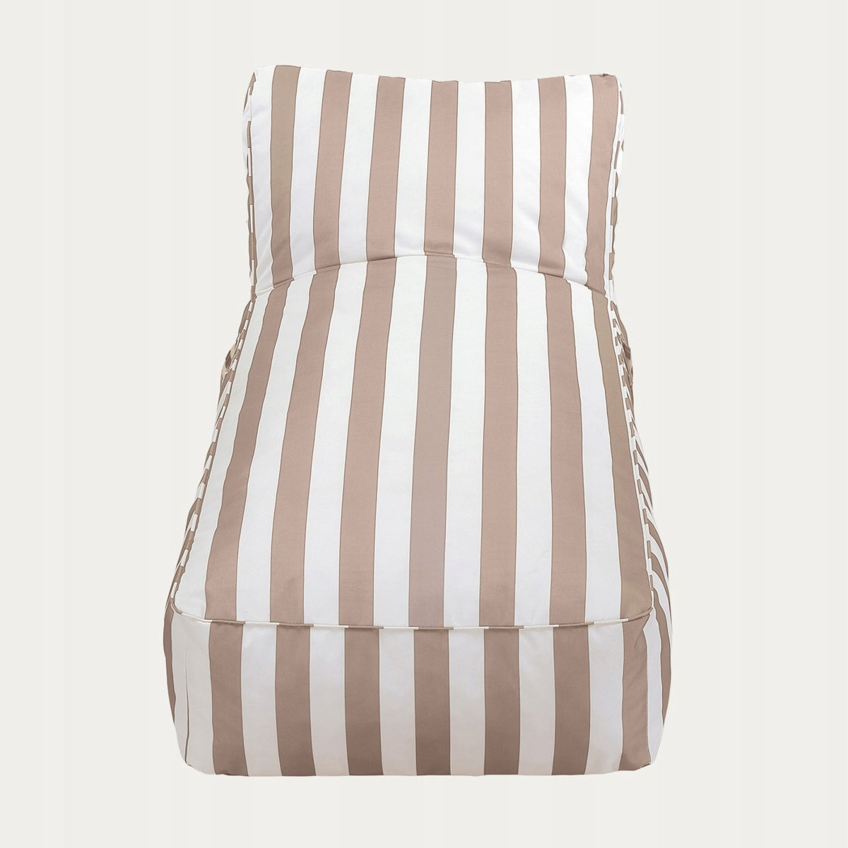 MARIS couch in white and beige stripes 70x150x65 cm HOMLA Length (longer side) 150 cm