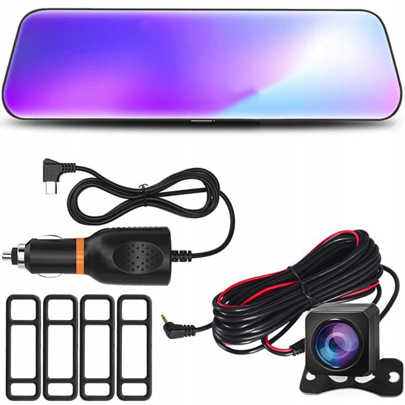 MARK1 Video recorder camera DRIVING RECORDER W02 in mirror with camera reversing Packaging status original