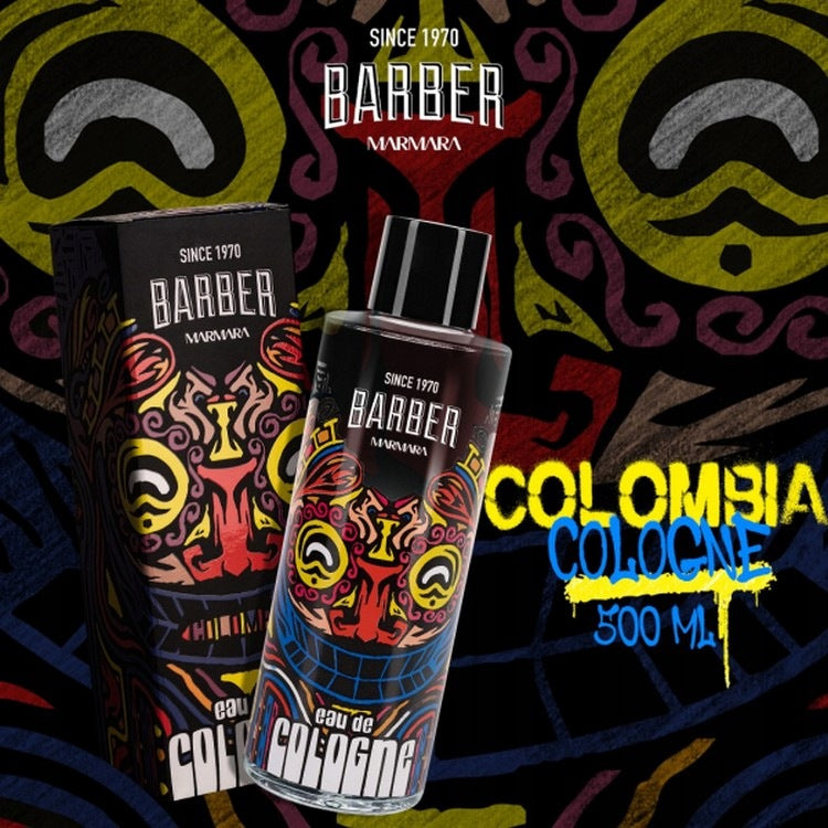 MARMARA BARBER COLOGNE COLOMBIA REFRESHING COLOGNE AFTER SHAVING 500ML Brand Marmara