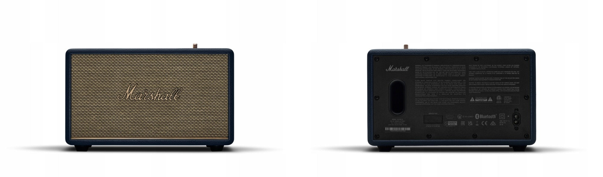 MARSHALL BLUETOOTH SPEAKER ACTON III BLUE RETRO VINTAGE DESIGN Packaging status original