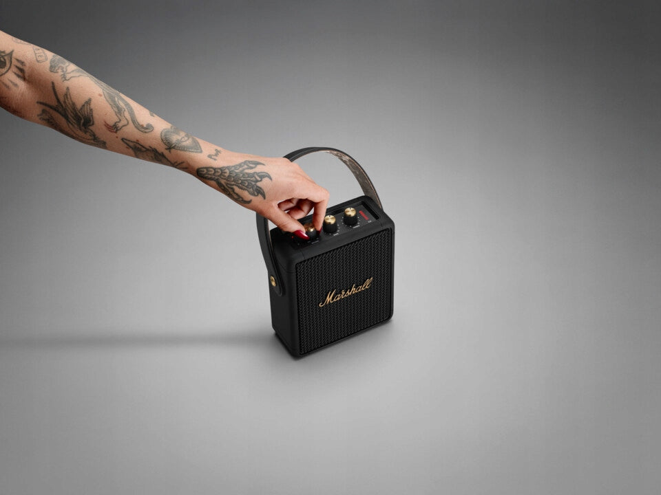 MARSHALL PORTABLE BLUETOOTH SPEAKER STOCKWELL II BLACK-COPPER VINTAGE Packaging status original